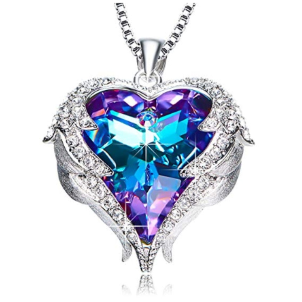 Women's Love Heart Pendant Necklace